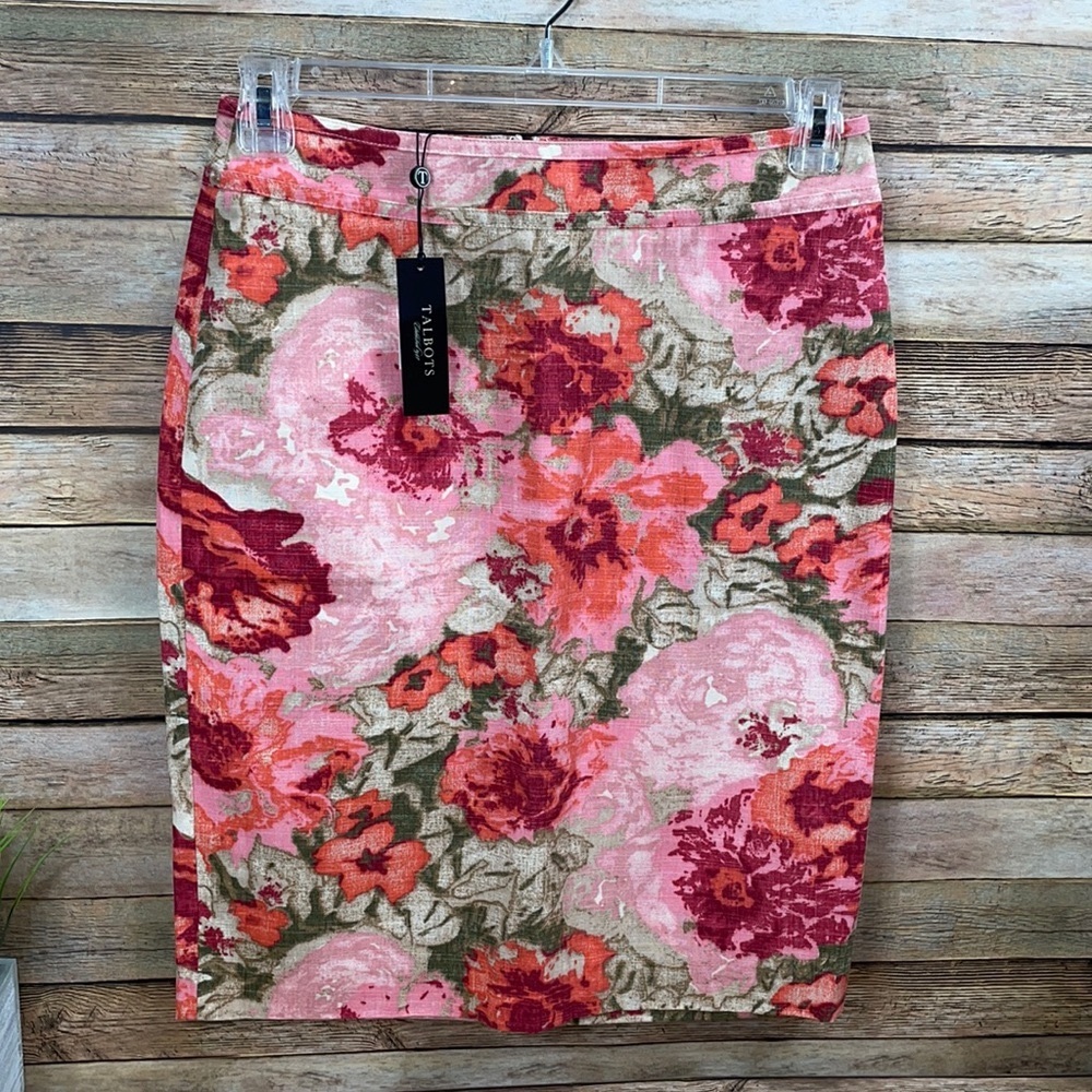 Talbots Floral Skirt Size 4